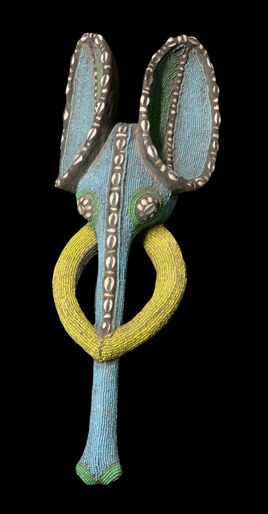 稀有且极其珍贵的面具 - 面具 大象 babanki - Bamileke - Cameroon  (没有保留价) #1.0