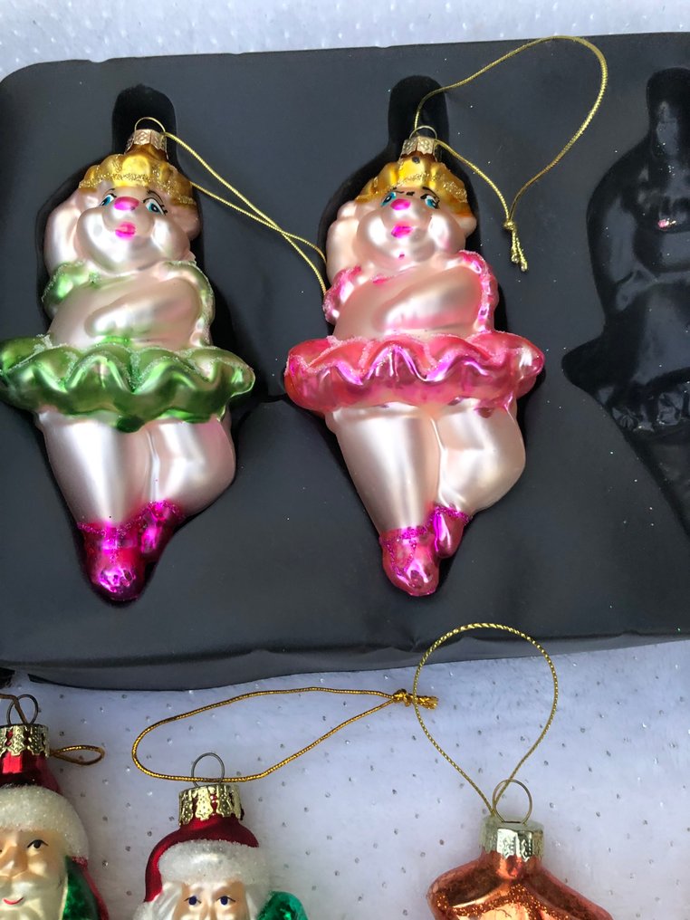 Weihnachtskugeln (66) - Kugeln in personenförmiger Form usw... - Glas #4.3