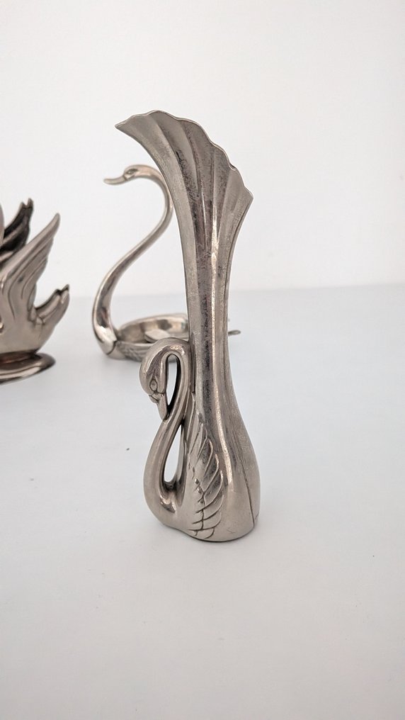 Table service (4) - Spelter, Silverplated - Cigni #1.0