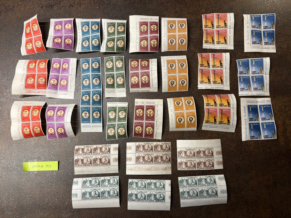 梵蒂冈城 1958/1963 - 教皇约翰二十三世任期收藏，以多行诗和块状形式 #2.1