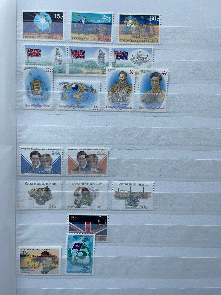 Kokosöarna (Keelingöarna) 1965/2024 - Samling i en aktiebok #2.1