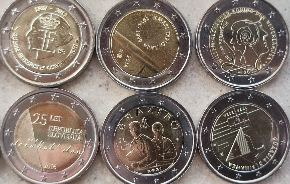 Ευρώπη. 2 Euro 2008/2025 (25 moedas) (χωρίς τιμή ασφαλείας) #4.3