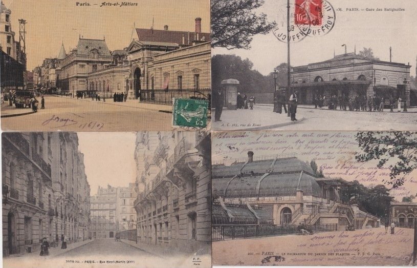 法国 - 城市和景观 - 巴黎 - 明信片 (150) - 1900-1930 #2.1