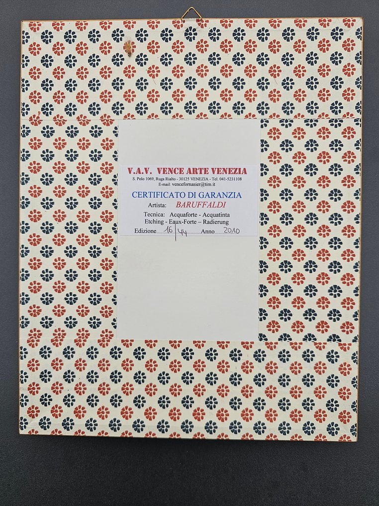 Baruffaldi - Nackte männliche Figuren (2 Radierungen) #3.2