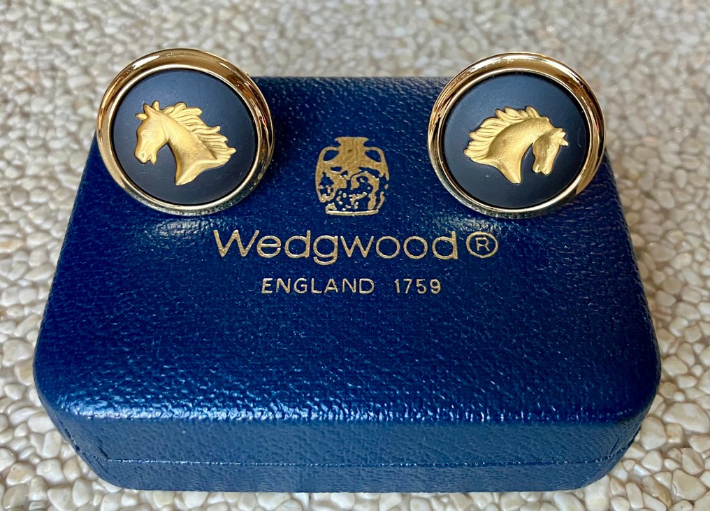 Wedgwood - 金属, Gold-plated - 袖扣 - 马 #1.0