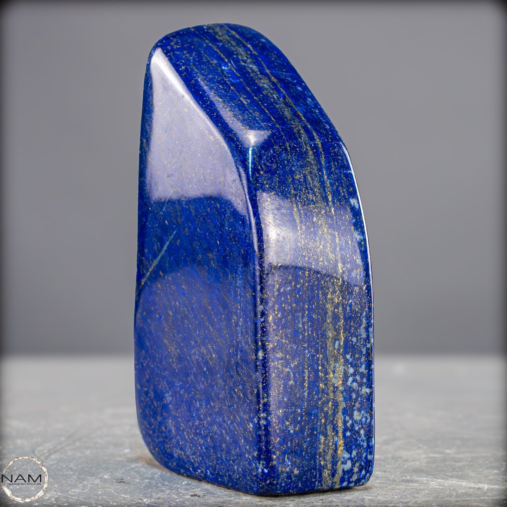 天然青金石不规则形状 超凡品质的群青蓝- 412.28 g #3.2