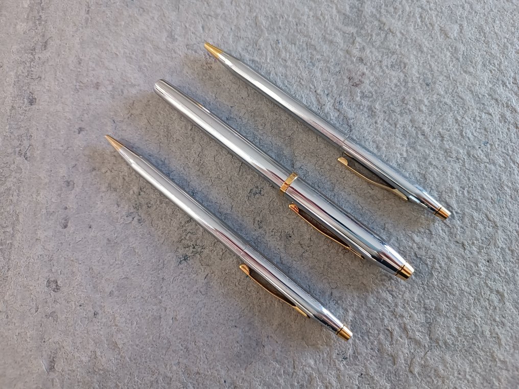 Cross - Pluma, Bolígrafo y portaminas Cross Century Classic Medalist de acero - Ingen mindstepris - Fyldepen #3.2