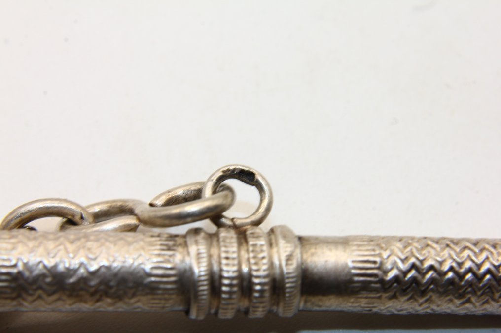 Catena argento orologio Napoleone III 1850 - 1850-1900 #4.3