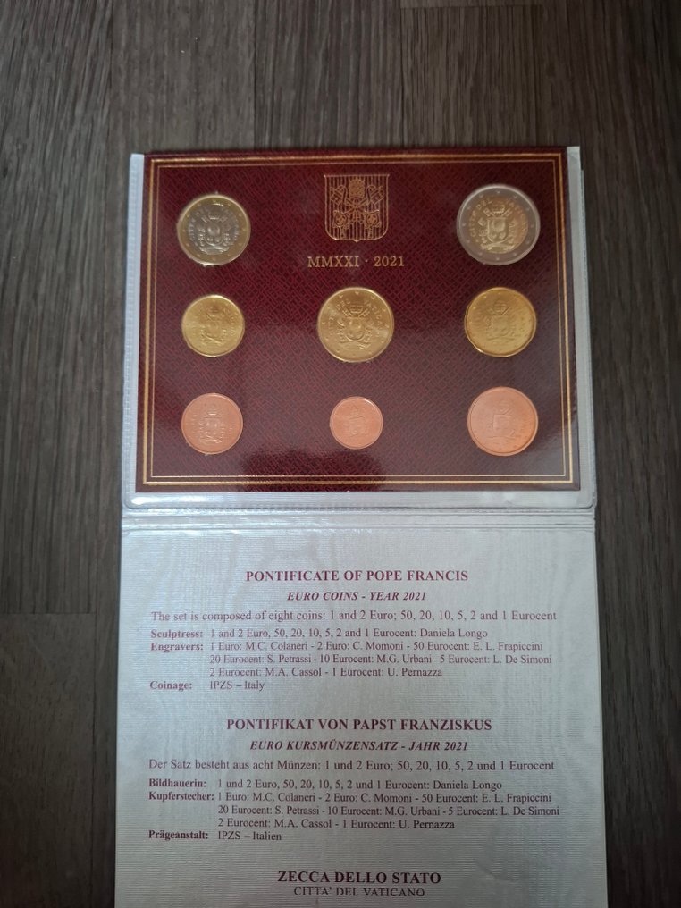 Vatican. Year Set (BU) 2021 (Sans prix de réserve) #1.0