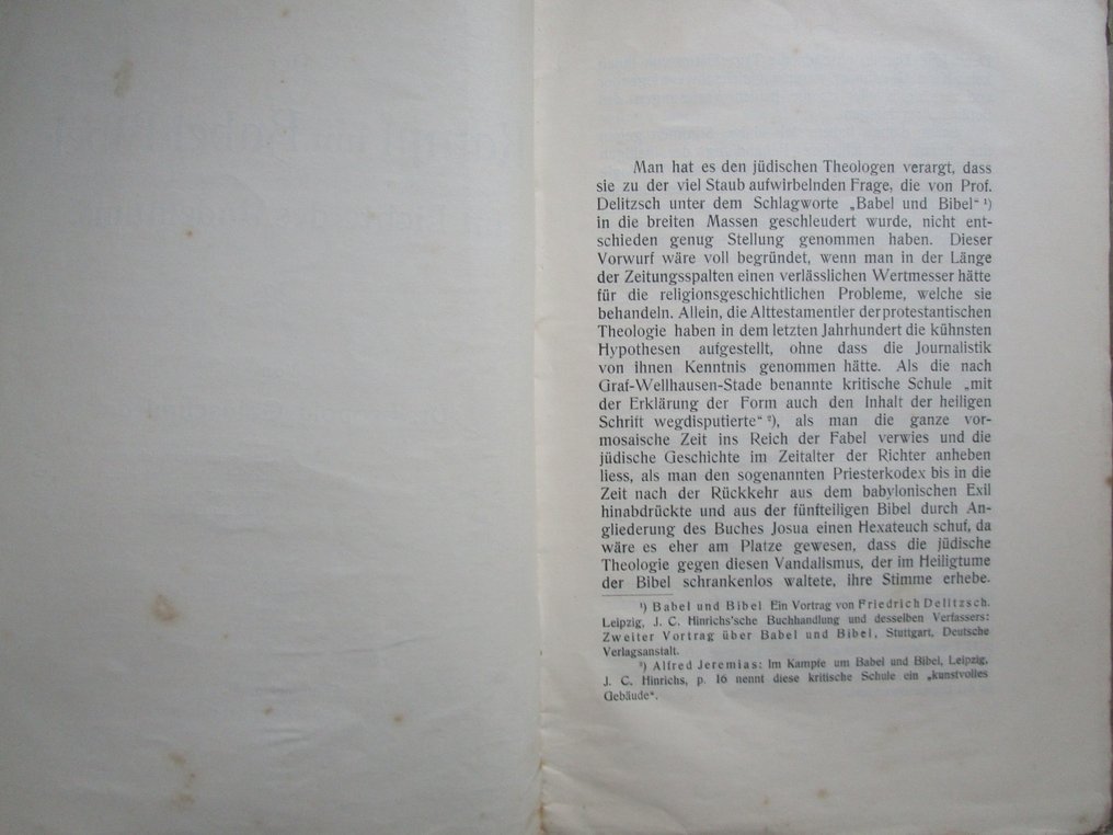 Dr. Leopold Goldschmied - Der Kampf um Babel-Bibel im Lichte des Judentums - 1903 #3.2