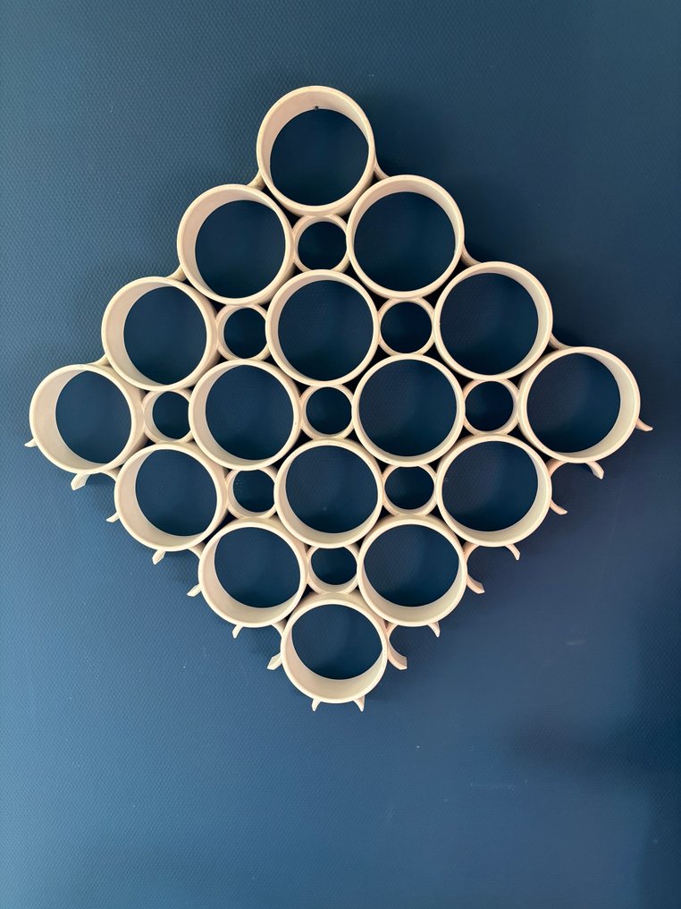 Mid-century modern Decoratief rooster - 1960-1970 - Space age wand ornament #1.0