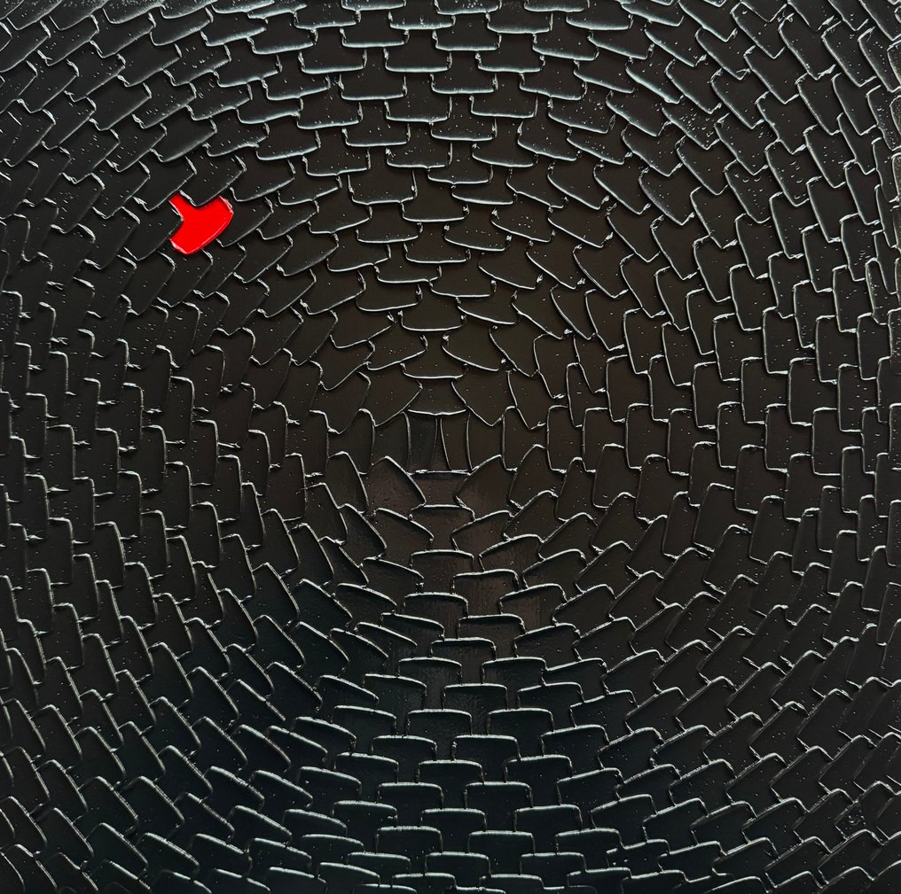 Aykaz Arzumanyan - Rose - 924 - Abstraction géométrique #1.0