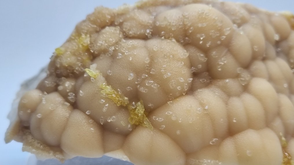 Strontianite Cristalli su matrice - Altezza: 15 cm - Larghezza: 9 cm- 956 g - (1) #3.2