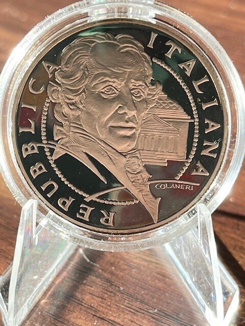 Ιταλία. 10 Euro 2007 "Antonio Canova 250° Anniversario della nascita" Proof  (χωρίς τιμή ασφαλείας) #1.0