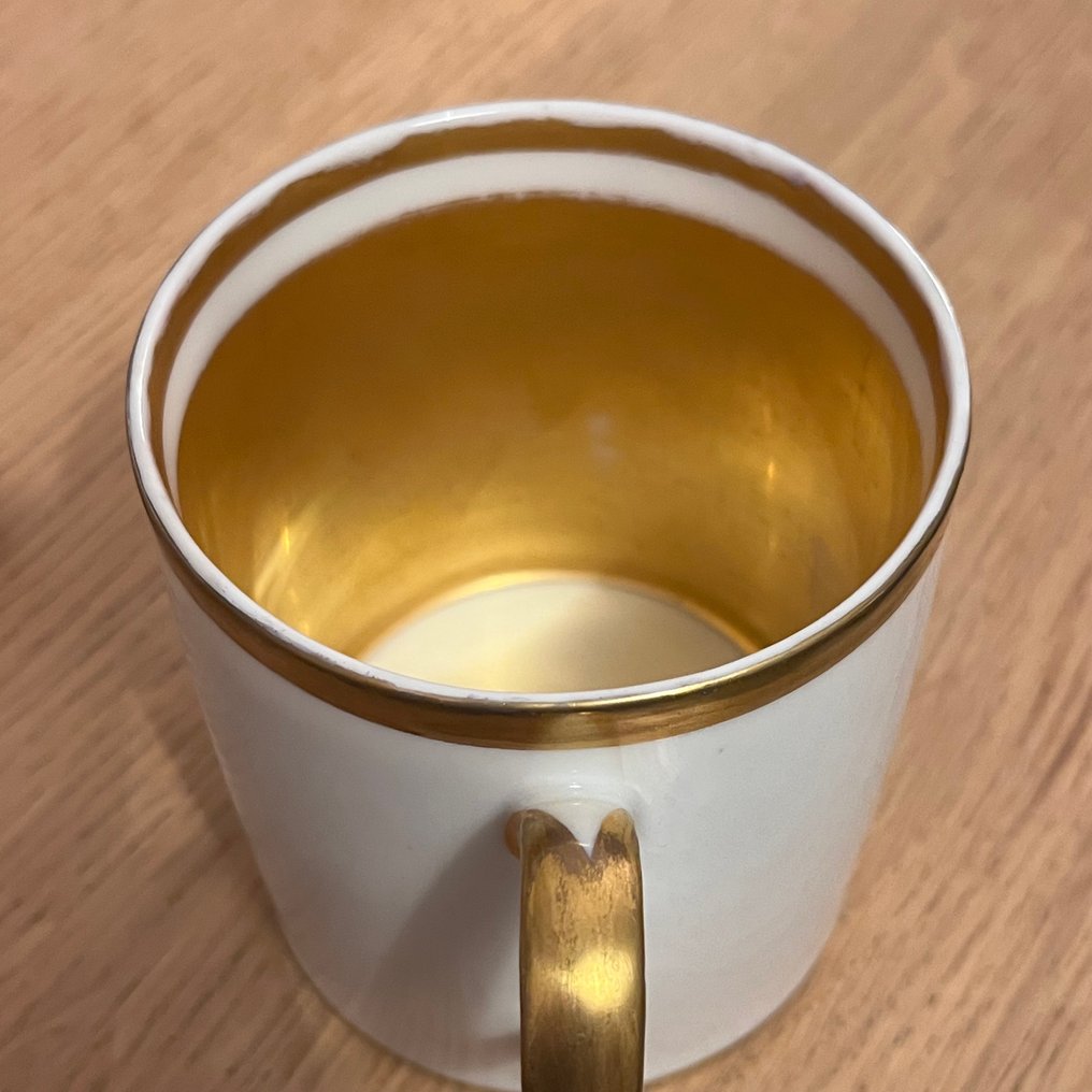 杯子 - 瓷, 金 - 大杯巧克力 #4.3