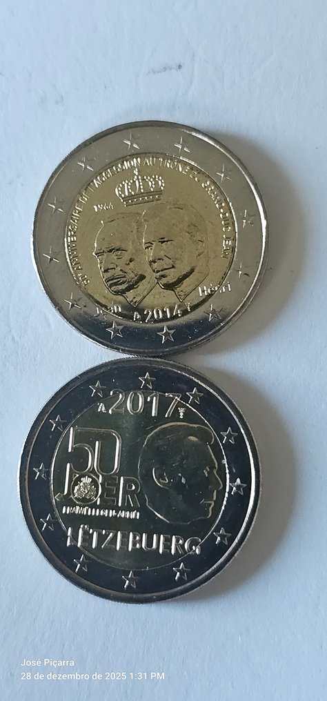 Europa. 2 Euro 2014/2025 (20 moedas) (Ohne mindestpreis) #1.0