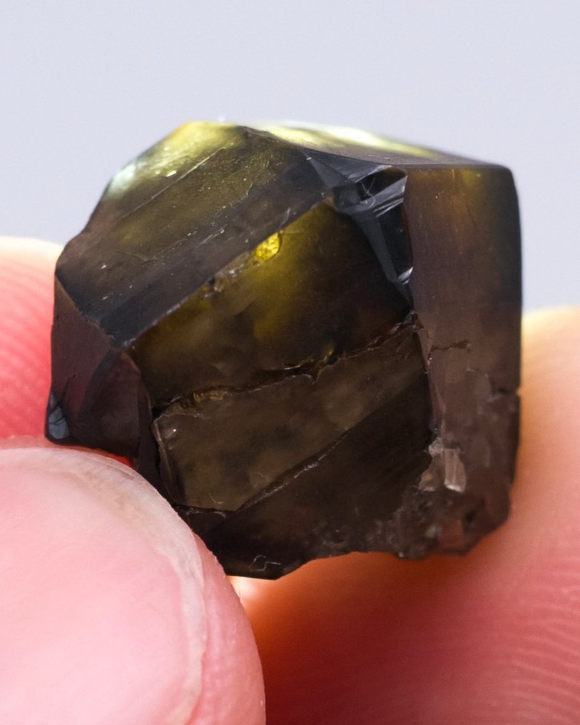 （葡萄牙经典）宝石锡石双晶 双晶体 - 高度: 1.4 cm - 宽度: 1.6 cm- 7 g - (1) #1.0