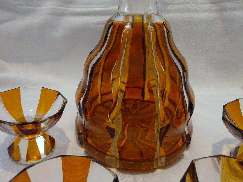 饮酒套装 - 玻璃 - ART DECO Erotik Motiv #4.3