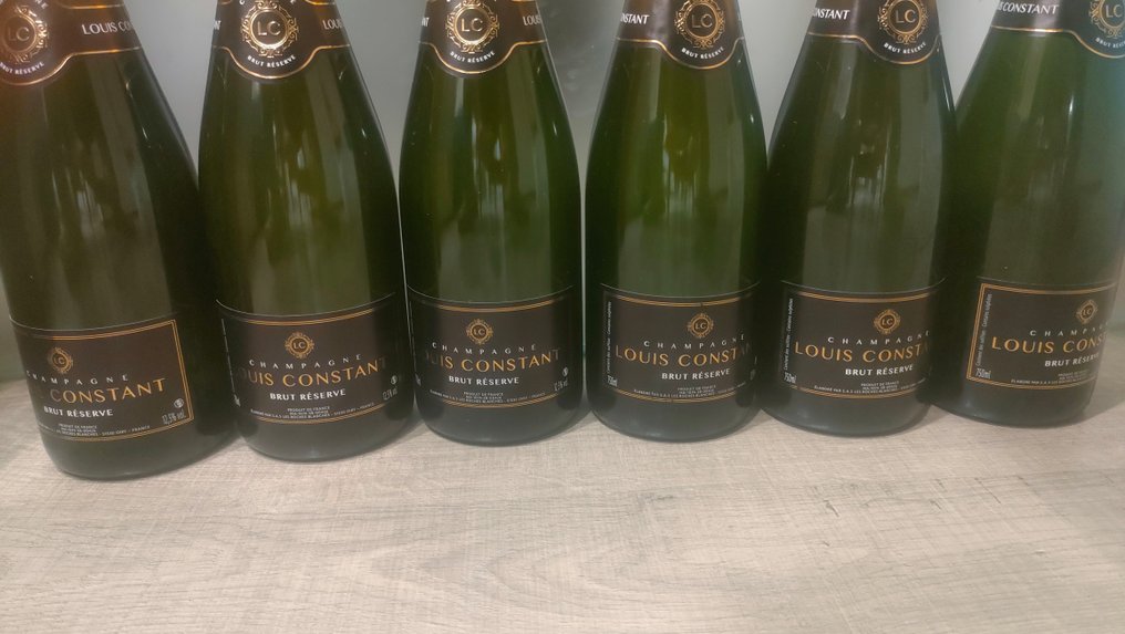 Louis Constant, Champagne Louis Constant - Champagne brut reserve - 6 Bottiglie (0,75 L) #4.3