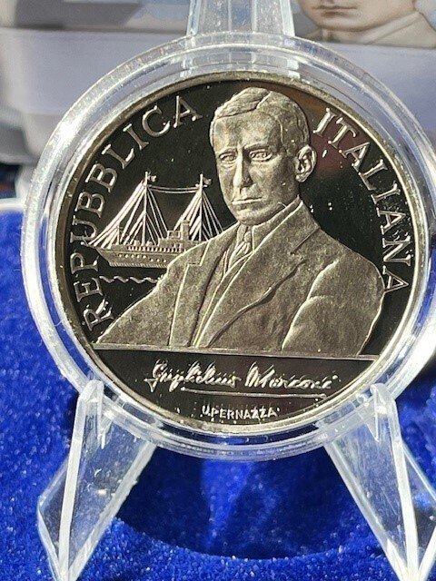 Ιταλία. 10 Euro 2009 "Guglielmo Marconi 100° Anniversario del premio Nobel" Proof (χωρίς τιμή ασφαλείας) #4.3