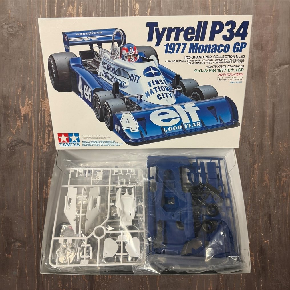 Tamiya - Voiture-jouet Tyrrell P34 1977 Monaco GP - 1990-2000 - Japon #1.0