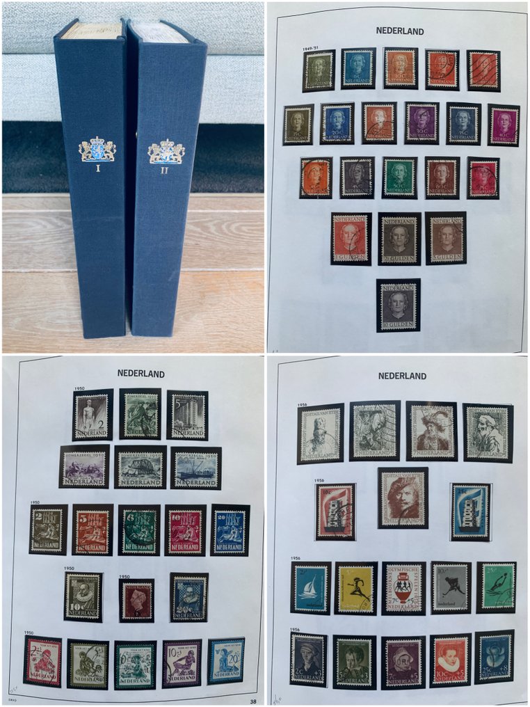 Holanda 1852/2001 - Coleção muito extensa em dois álbuns Davo. #1.0