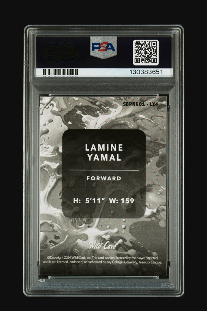 2025 Wild Card Splat Lamine Yamal /10 Rookie-kort - PSA 10 Graded card #1.0