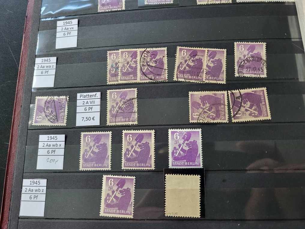 Germania 1942/1950 - grande partito specializzato BRD aree occupate e zone in tre grandi libri di registro #4.3