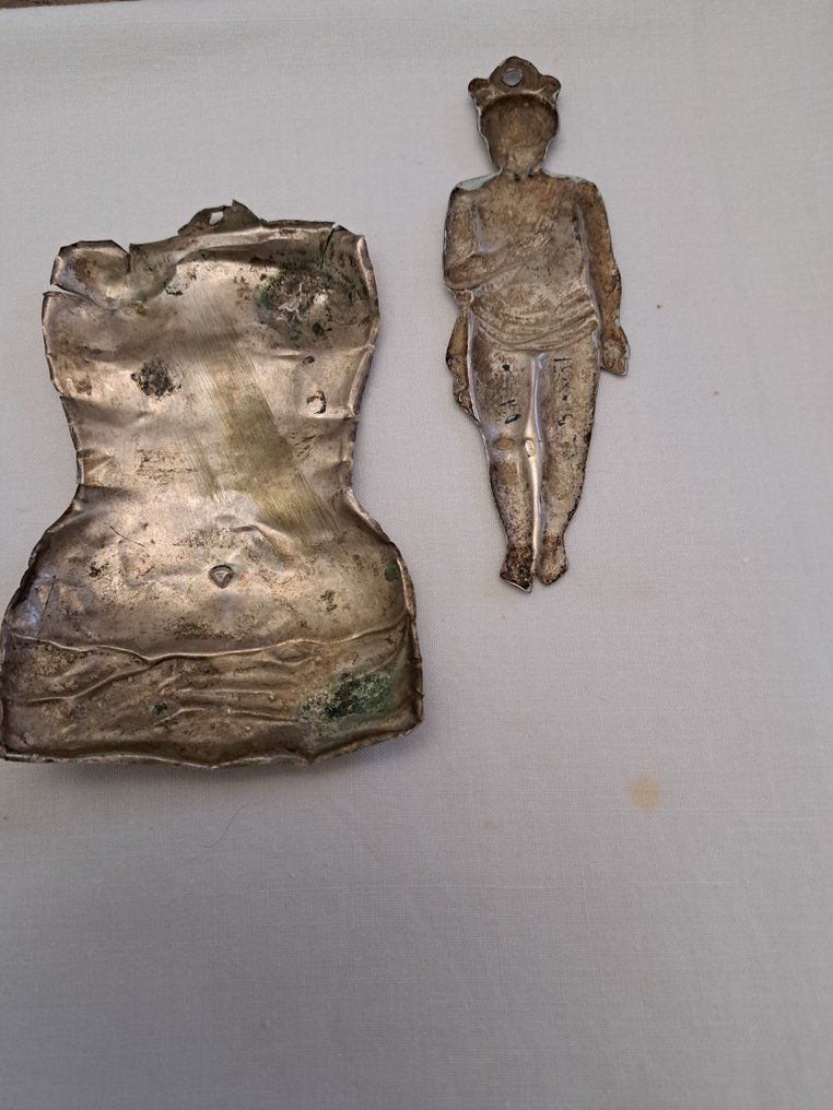 Antiek Votiefgeschenk (2) - Zilver - 20e eeuw #3.2