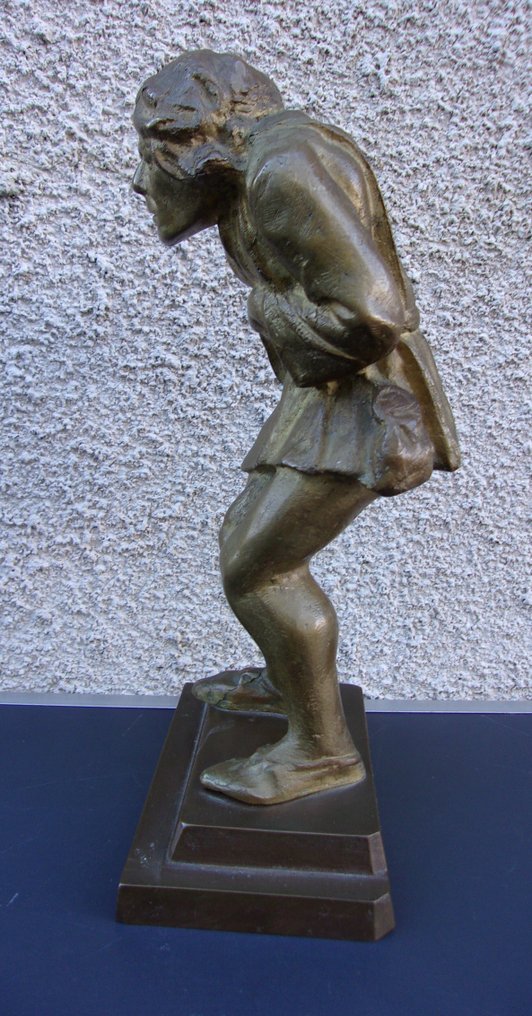 Notre-dame de Paris - Statuie, QUASIMODO - 25 cm - Bronz #1.0