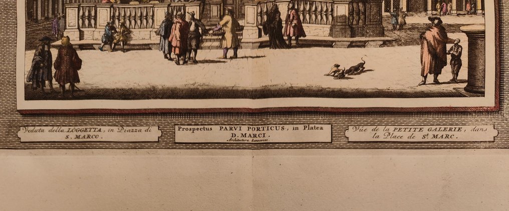 Ιταλία - Βενετία; G. Graevius / P. Van Der Aa - Veduta della Loggetta, in Piazza di S. Marco - 1721-1750 #1.0