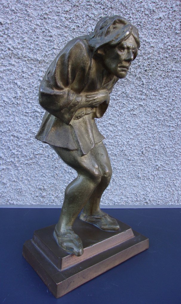 Notre-dame de Paris - Statuie, QUASIMODO - 25 cm - Bronz #3.2