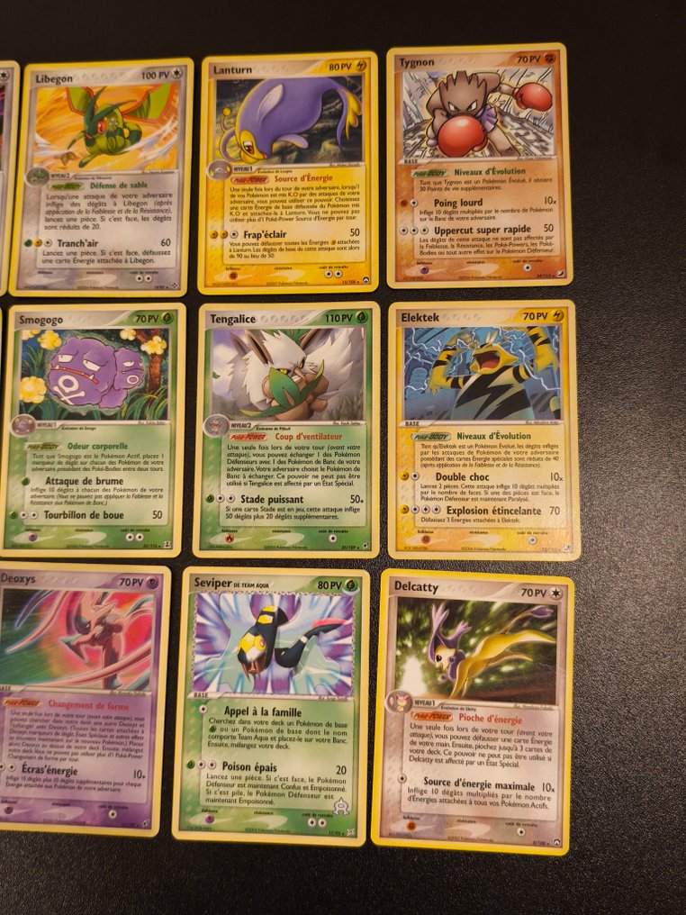 Pokémon - 21 Bulkkikortit - Deoxys, Tenefix, Tauros, Tygnon, Krabboss, Smogogo... Etc. - Various sets #3.2