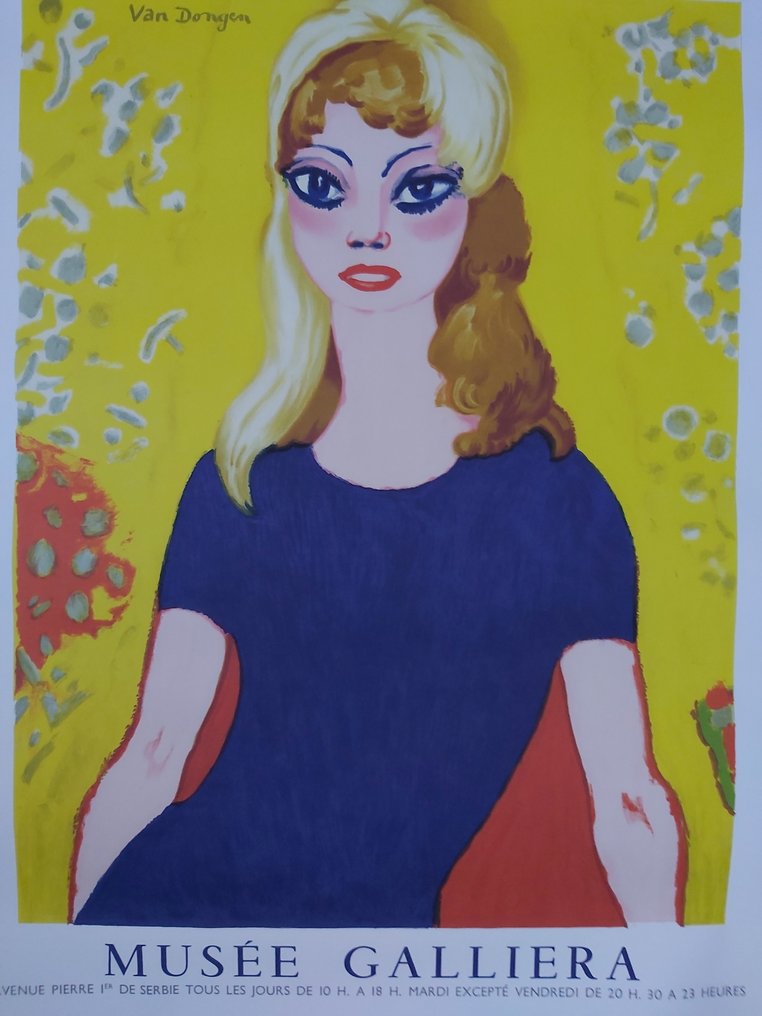 Kees Van Dongen « 1877- 1968 » - Brigitte Bardot - Década de 1960 #4.3