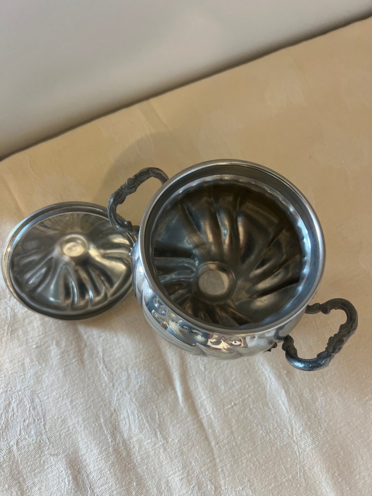 Μπολ ζάχαρης - Peltro - Ζαχαροθήκη σε μπρούντζο. #3.2