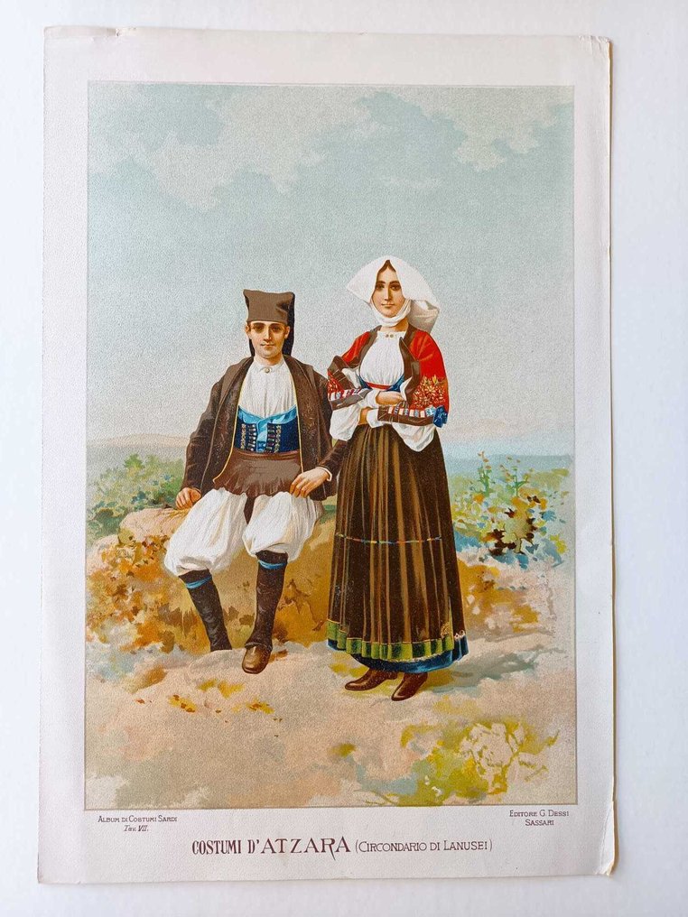 Alziator - Album di Costumi Sardi - 1898 #4.3