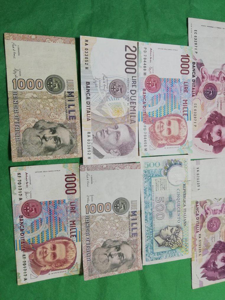 意大利. - 12 banconote Lire - anni vari  (没有保留价) #2.1