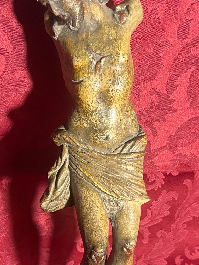 雕刻, Corpus Christi - XVIII secolo - 32 cm - 紙漿藝術 #2.1