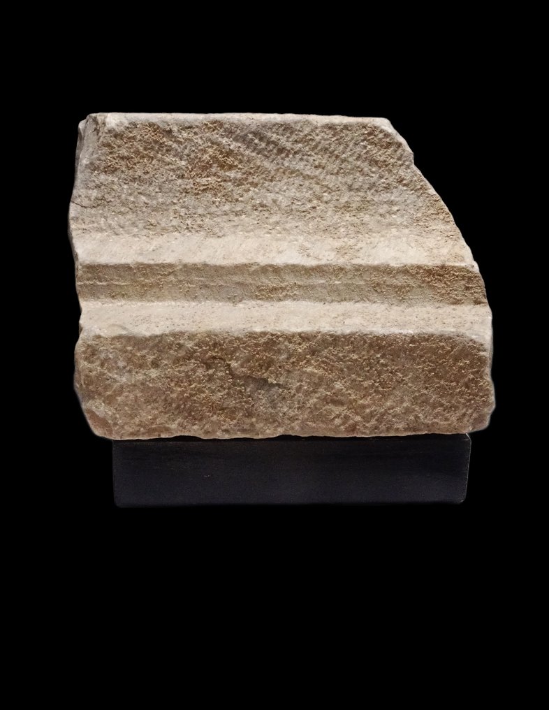 Αρχαία Ελλάδα - Τμήμα ελληνικού ναού από μάρμαρο - 3ος αιώνας π.Χ. - Αρχιτεκτονικό στοιχείο - Κορνίζα (χωρίς τιμή ασφαλείας) #1.0