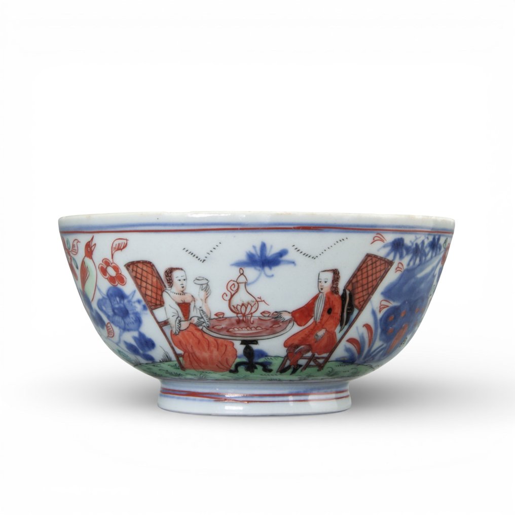 Amsterdams bont met decor van Hollands echtpaar - 碗 - 瓷 #1.0