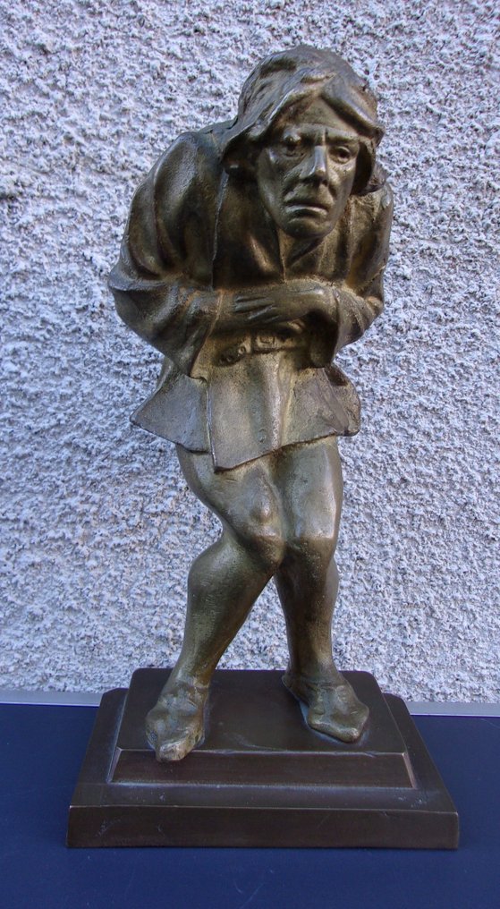 Notre-dame de Paris - Statuie, QUASIMODO - 25 cm - Bronz #1.0