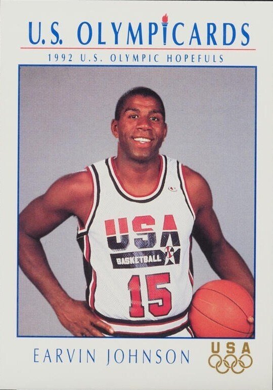 1992 Impel Olympicards #11 – Magic Johnson – PSA 10 GEM MINT – USA Dream Team Magic Johnson - PSA Graded card #2.1