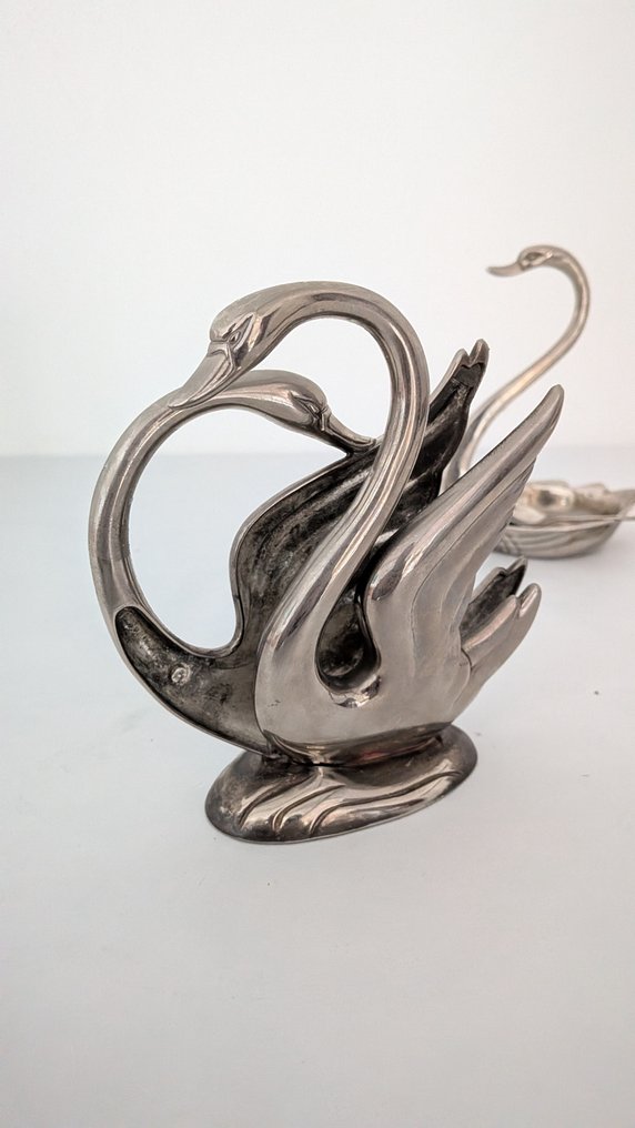 Table service (4) - Spelter, Silverplated - Cigni #3.2