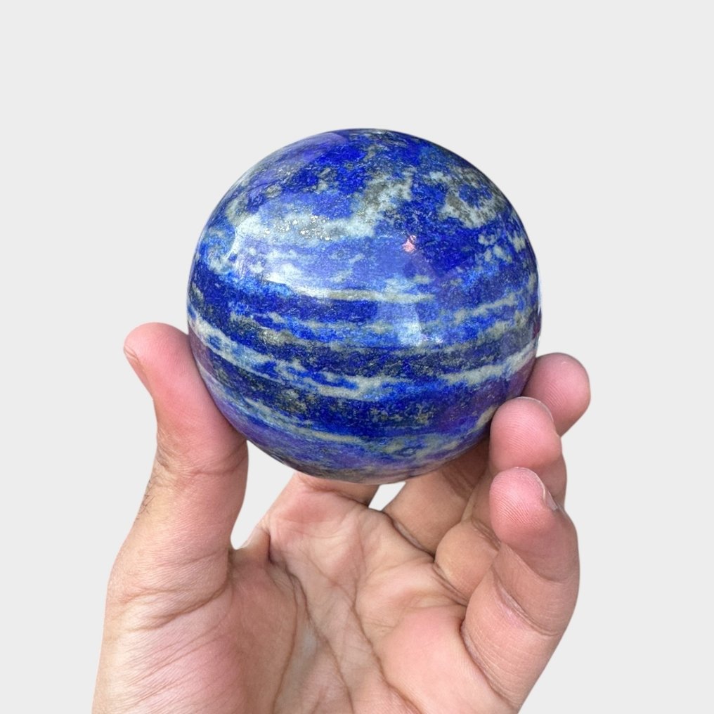 Lapislazuli rare avec pyrite d'or de haute qualité Sphère- 1335 g - (2) #3.2
