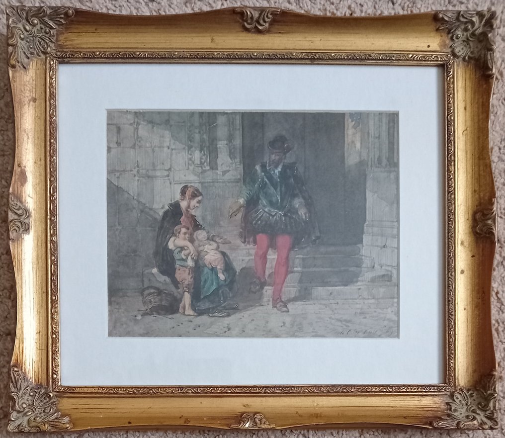 Herman Frederik Carel Ten Kate ( 1822-1891) - Mother with children #1.0