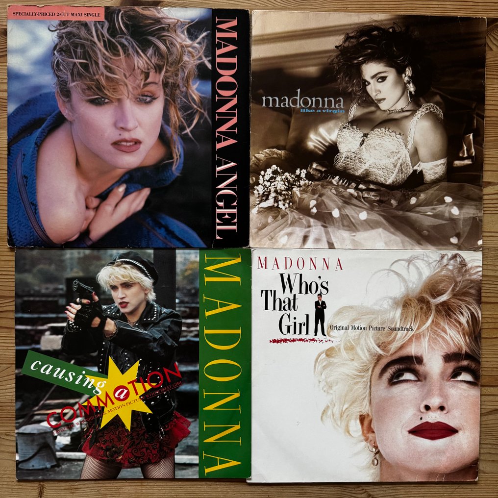 Madonna - MADONNA,  4 Great Records - 多個標題 - 黑膠唱片 - 立體聲 - 1984 #1.0