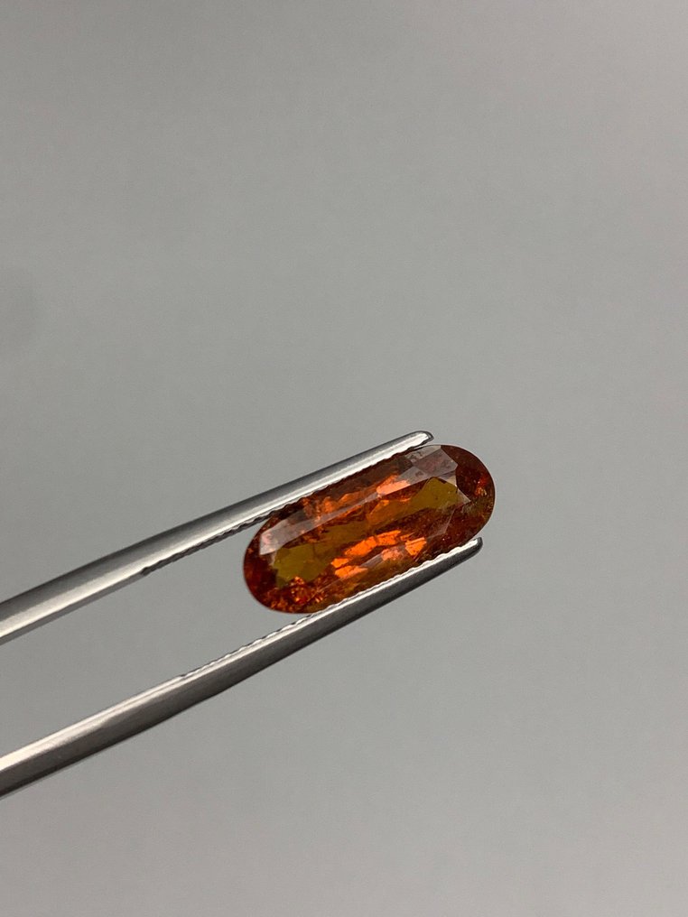 没有保留价 - 1 pcs  橙色 红榴石  - 3.68 ct - 国际有色宝石协会（ICA GemLab） #2.1
