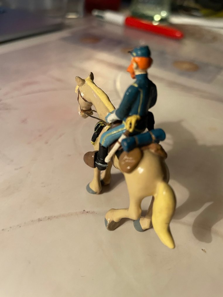 Decotoys - Statuetă, CAPITAIN STARK À CHEVAL REF.200015 - 5 cm - Plumb - 2000 #4.3