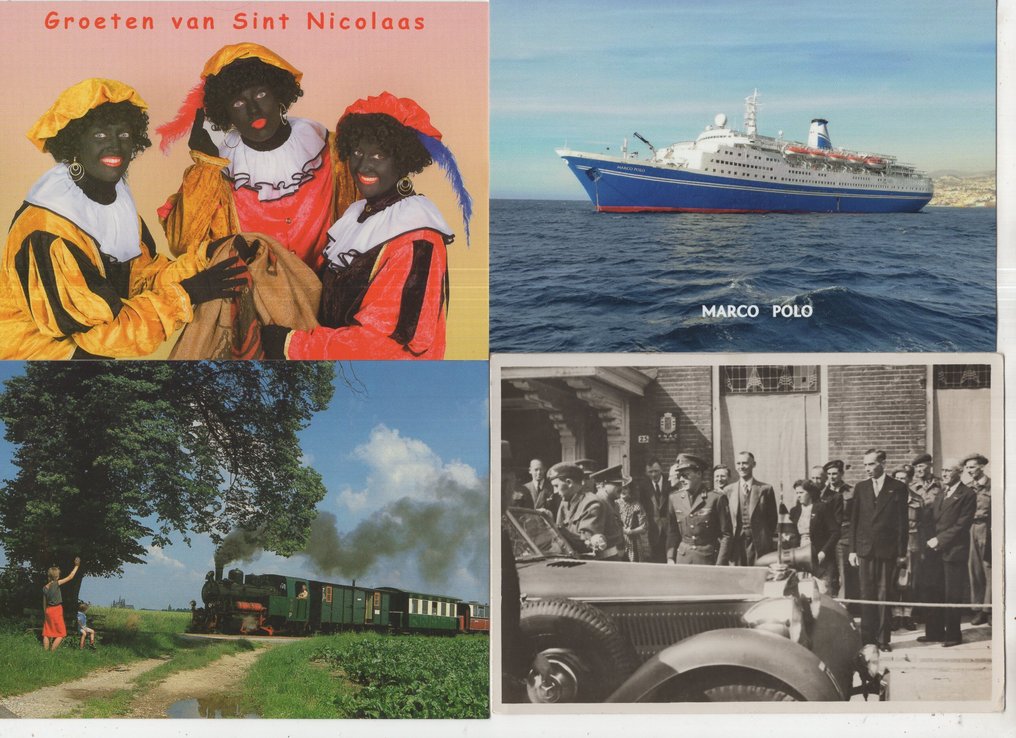 杂类 - 盒子容量约400张明信片，主题多样及地形图。 - 明信片 (400) - 1900-1995 #3.2