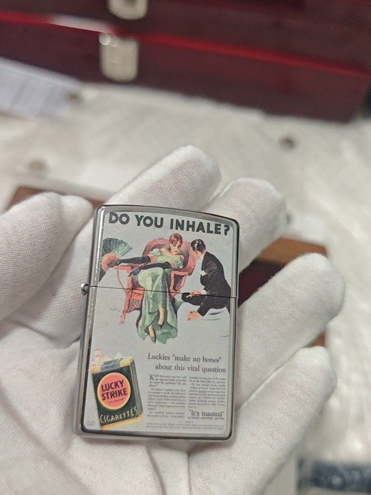 Zippo - Lucky Strike - χωρίς τιμή ασφαλείας - Αναπτήρας - Χάλυβας (ανοξείδωτος) #1.0